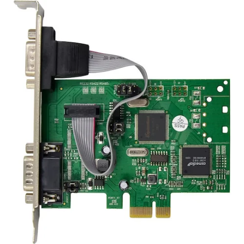 POWERTECH κάρτα επέκτασης PCIe σε 2x serial ST349, 921.6Kbps, SB16C1052PCI