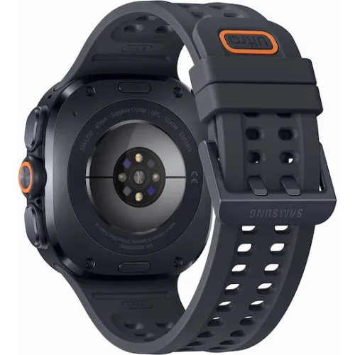 Samsung Galaxy Watch Ultra 2 Titanium 47mm Αδιάβροχο με eSIM και Παλμογράφο (Titanium Gray)