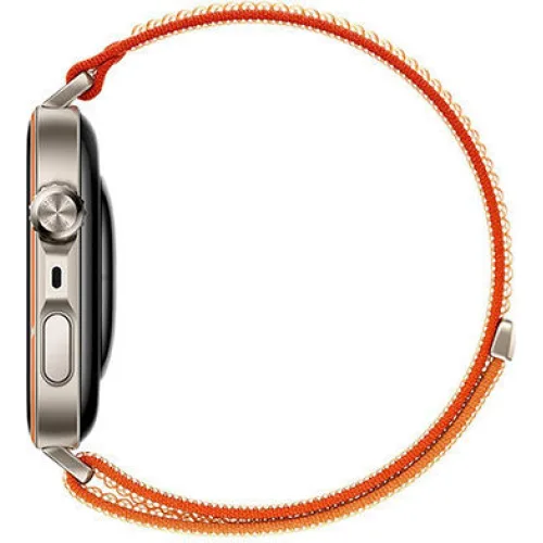 Huawei Watch Fit 5 Pro Titanium 44mm Αδιάβροχο με Παλμογράφο (Πορτοκαλί)