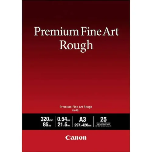 Canon FA-RG1 Φωτογραφικό Χαρτί Premium Fine Art Smooth A3 320gr/m² για Εκτυπωτές Inkjet 25 ΦύλλαΚωδικός: 4562C003