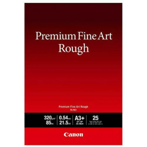 Canon FA-RG1 Φωτογραφικό Χαρτί Premium Fine Art Smooth A3+ 320gr/m² για Εκτυπωτές Inkjet 25 ΦύλλαΚωδικός: 4562C004