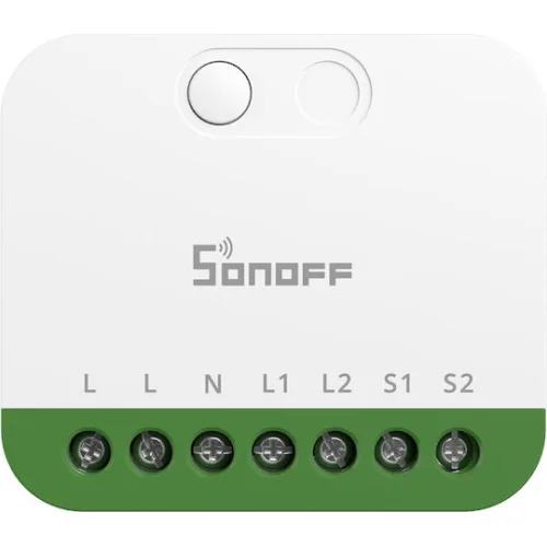 Sonoff MINI Duo Smart Switch 2 Καναλιών Wi-Fi & Bluetooth 16A (με Ουδέτερο)