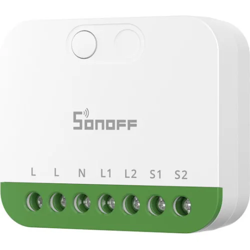 Sonoff MINI Duo Smart Switch 2 Καναλιών Wi-Fi & Bluetooth 16A (με Ουδέτερο)