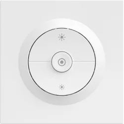 Sonoff Διακόπτης Dimmer με Πλαίσιο LED Μπουτόν 400W σε Λευκό Χρώμα
