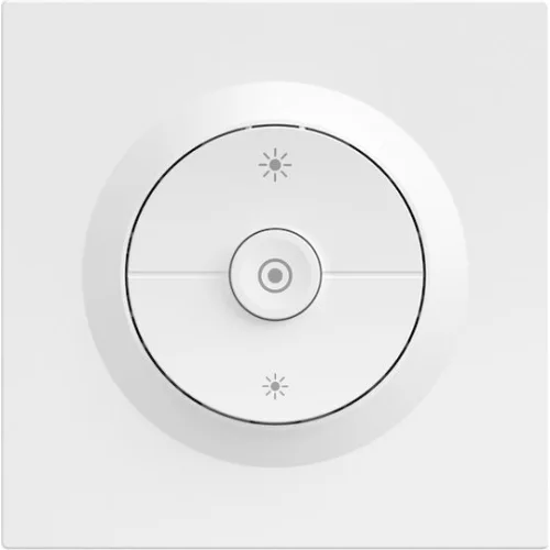 Sonoff Διακόπτης Dimmer με Πλαίσιο LED Μπουτόν 400W σε Λευκό Χρώμα
