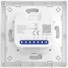 Sonoff Διακόπτης Dimmer με Πλαίσιο LED Μπουτόν 400W σε Λευκό Χρώμα