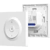Sonoff Διακόπτης Dimmer με Πλαίσιο LED Μπουτόν 400W σε Λευκό Χρώμα