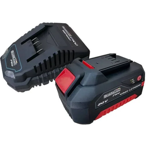 BORMANN Pro BBP9940 Starter Kit 20V, Μπαταρία 4.0Ah & Φορτιστής 2.4Α