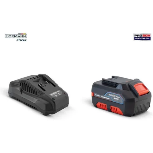 BORMANN Pro BBP9940 Starter Kit 20V, Μπαταρία 4.0Ah & Φορτιστής 2.4Α