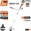 NAKAYAMA Pro EC4611X44 Θαμνοκοπτικό Brushless Μπαταρίας 42V (21+21),Li-Ion,2x4Ah,30cm Μεσινέζα