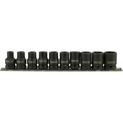 BORMANN Pro BHT7703 Σετ Καρυδάκια Αέρος 1/2'' , 8,10,11,1213,14,15,17,19,21mm, 10τεμ