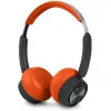 Muse M-271 BO Ασύρματα / Ενσύρματα On Ear Ακουστικά με 65 ώρες Λειτουργίας Πορτοκαλί/Μαύρο