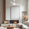 Ανεμιστήρας Οροφής PRCF-80727 PRIMO 52'' 132εκ. Με Τηλεχειριστήριο 1 Φως LED 3Φτερά IP66 με WiFi Λευκός