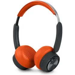Muse M-271 BO Ασύρματα / Ενσύρματα On Ear Ακουστικά με 65 ώρες Λειτουργίας Πορτοκαλί/Μαύρο