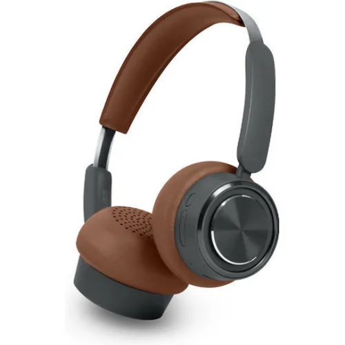 Muse M-271 DB Ασύρματα / Ενσύρματα On Ear Ακουστικά με 65 ώρες Λειτουργίας Καφέ