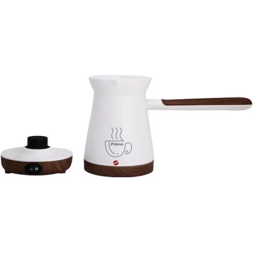Primo Ηλεκτρικό Μπρίκι 800W με Χωρητικότητα 250ml Λευκό/WoodenΚωδικός: 400582
