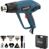 BORMANN BHG2200 Πιστόλι Θερμού Αέρα 2000W Και Αξεσουάρ σε Βαλίτσα