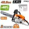NAKAYAMA PRO PC4610 Αλυσοπριονο Βενζινης 2,4Hp, 45,6Cc, Λαμα 45Cm, 0.325'', 1,3Mm 72Links