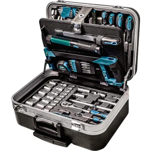 BORMANN Pro BHT5210 Εργαλεία Σετ 132τεμ,Cr-V Σε Τροχήλατη Βαλίτσα ABS