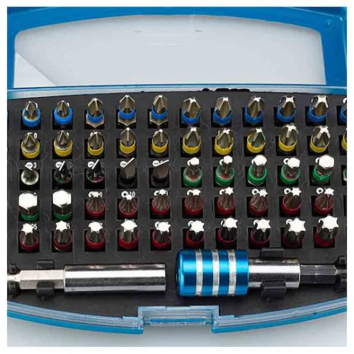 Bormann Pro Σετ 62 Μύτες Κατσαβιδιού Ίσιο / Σταυρός / Torx / Αστέρι BHT1310Κωδικός: 028949