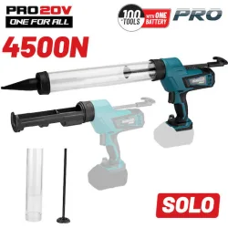 BORMANN Pro BBP3610 Πιστόλι Σιλικόνης Φύσιγγας 310ml/Σαλαμιού 600ml, Ρυθμιζόμενο, SOLO