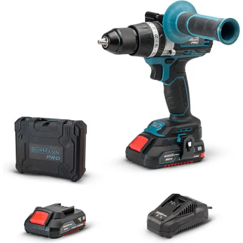 BORMANN Pro BBP5140 Δραπ/βιδο Κρουστικό Brushless 20V, 70Nm, Li-Ion, με 2 Ταχύτητες, 2x2Ah & Bαλίτσα