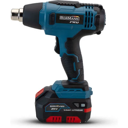 Bormann Pro BBP5250 Πιστόλι Θερμού Αέρα 20V Solo με Ρύθμιση Θερμοκρασίας εως και 550°C