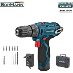 Bormann Pro BCD2010 Δραπανοκατσάβιδο Μπαταρίας 10.8V 1x2Ah