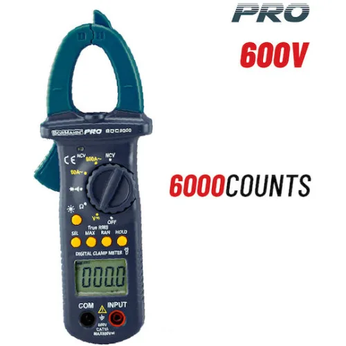 BORMANN Pro BDC3000 Αμπεροτσιμπίδα Ψηφιακή 600V