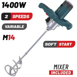 BORMANN BEM1450 Αναδευτήρας 1400W,2 Ταχυτήτων,Ρυθμιζόμενος,Soft Start