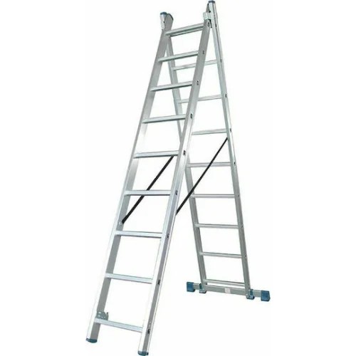 BORMANN Pro BHL5130 Σκάλα Διπλή, 2X9 4m