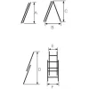 BORMANN Pro BHL5140 Σκάλα Διπλή, 2X11 4.83m