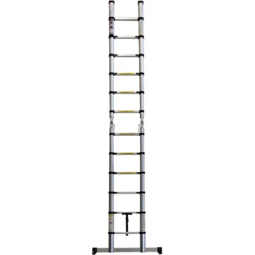 BORMANN Pro BHL5720 Σκάλα Τηλεσκοπική Αρθρωτή Αλουμινίου, 14 Σκαλιά, 2.2m+2.2m Soft Close
