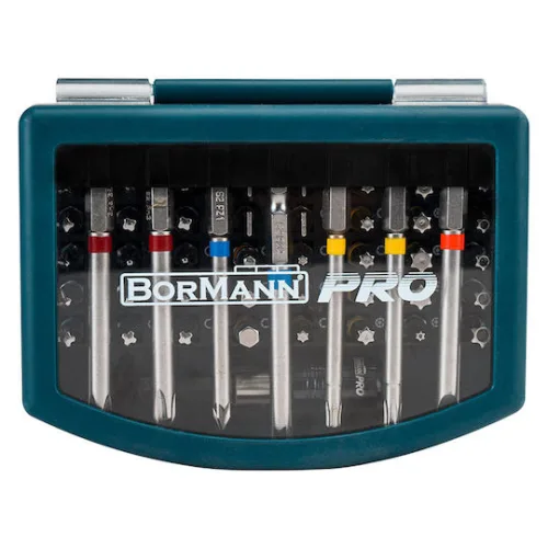 Bormann Pro Σετ 56 Μύτες Κατσαβιδιού Σταυρός / Αστέρι BHT1610Κωδικός: 035480