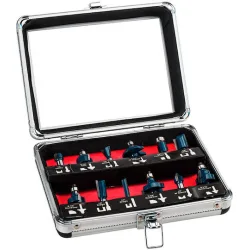 BORMANN Pro BHT1620 Σετ Φρέζες Ρούτερ 8mm,12τεμ