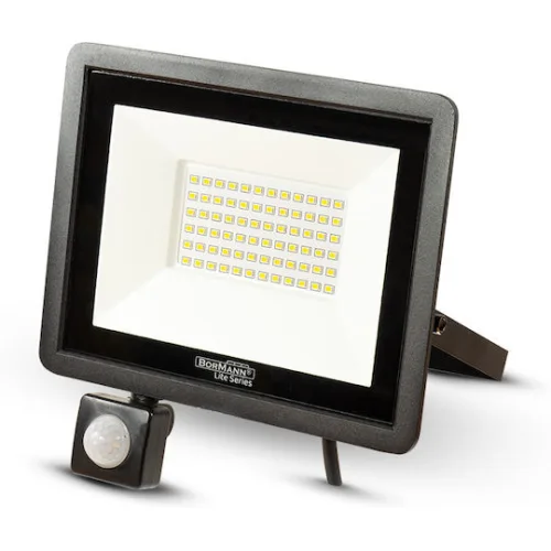 Bormann BLF1910 Στεγανός Προβολέας LED 10W Φυσικό Λευκό 4000K με Αισθητήρα Κίνησης IP65Κωδικός: 052401