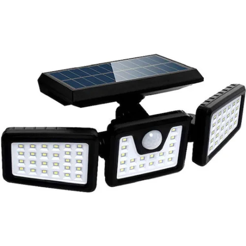 BORMANN BLF4000 Ηλιακός Προβολέας Led Ασφαλείας 6.5W, Ανιχνευτή Κίνησης