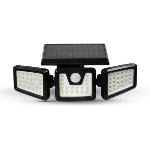 BORMANN BLF4000 Ηλιακός Προβολέας Led Ασφαλείας 6.5W, Ανιχνευτή Κίνησης