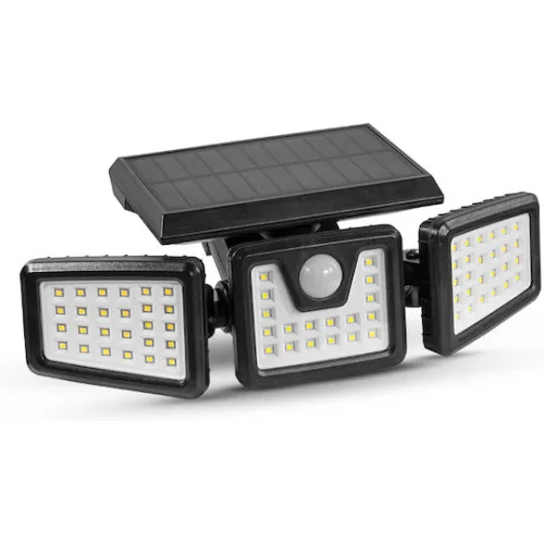 BORMANN BLF4000 Ηλιακός Προβολέας Led Ασφαλείας 6.5W, Ανιχνευτή Κίνησης