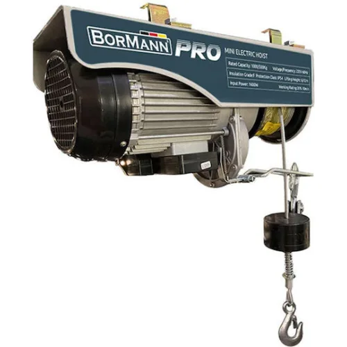 Bormann Pro Ηλεκτρικό Παλάγκο BPA1118 για Φορτίο Βάρους έως 1t σε Μπλε Χρώμα