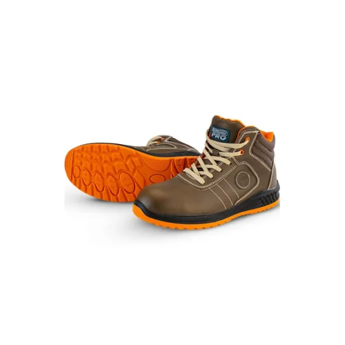 BORMANN Pro BPP8154 Μποτάκι Εργασίας O1, Δέρμα Nubuck, Dover No.44
