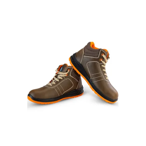 BORMANN Pro BPP8155 Μποτάκι Εργασίας O1, Δέρμα Nubuck, Dover No.45