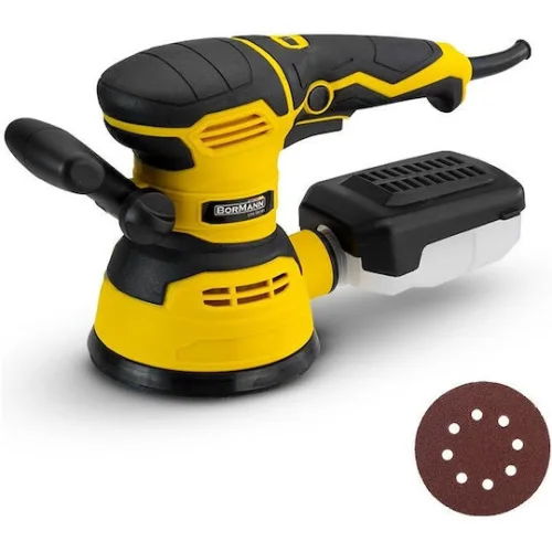 Bormann BSS2470 Έκκεντρο Τριβείο 125mm Ρεύματος 430W με Ρύθμιση Ταχύτητας και με Σύστημα Αναρρόφησης