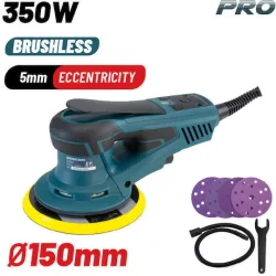 Bormann Pro BSS5300 Έκκεντρο Τριβείο 150mm Ρεύματος 350W με Ρύθμιση Ταχύτητας και με Σύστημα Αναρρόφησης