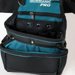 Bormann Pro BTB3200 Ζώνη Εργαλείων Υφασμάτινη 12 Θέσεων με Βάση Στήριξης ΣφυριούΚωδικός: 035039