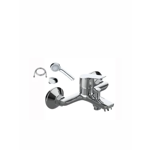 BORMANN Elite BTW3365 Μπαταρία Μπάνιου Spring, 35mm, Αναμεικτική, 850G Με Σετ Ντους