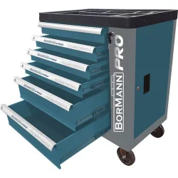 Bormann Pro BWR7600SET Εργαλειοφόρος με 6 Συρτάρια και 120 Εργαλεία
Κωδικός: 035794