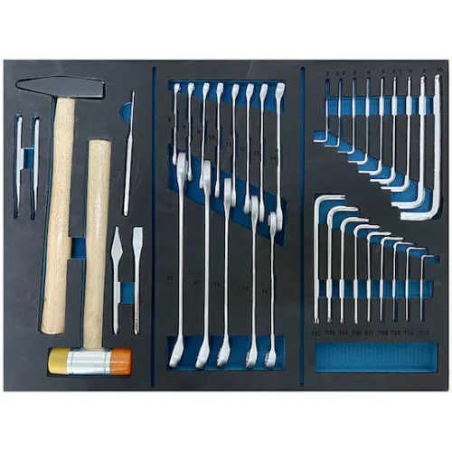 BORMANN Pro BWR7600SET Εργαλειοφορέας 6 Συρτάρια Πλαϊνό Ντουλάπι Και 120 Εργαλεία Cr-V