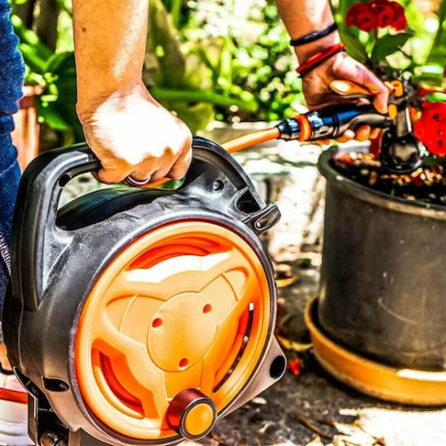 Nakayama Gh1000 Ανέμη Ποτίσματος με Λάστιχο 10m 1/2" με Χερούλι ΜαζέματοςΚωδικός: 024736