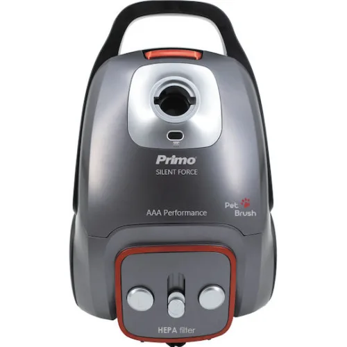 Primo PRVC-40489 Ηλεκτρική Σκούπα 700W με Σακούλα 3lt Γκρι